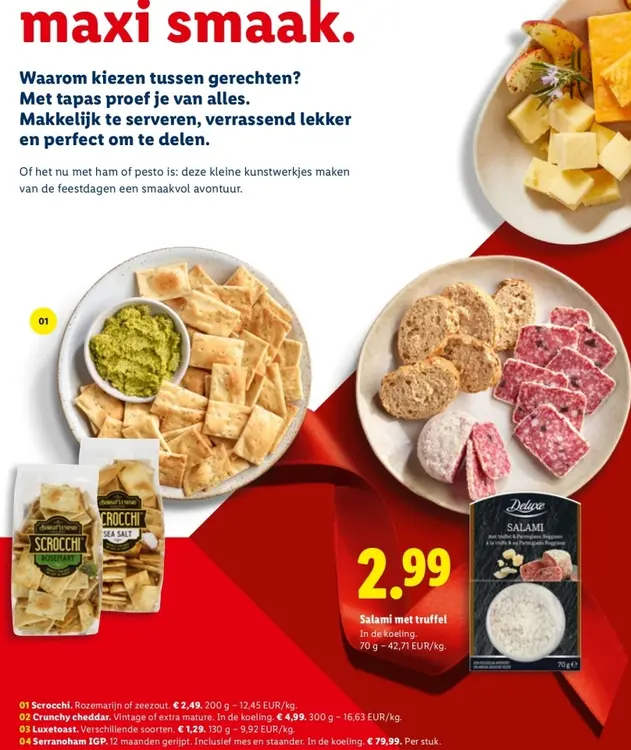 Aanbieding: Salami met truffel