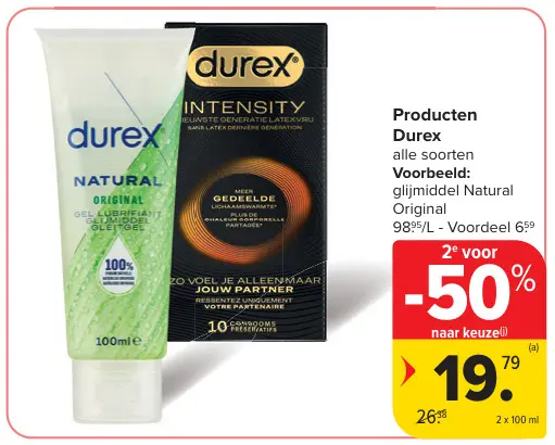 Promotie: Producten Durex