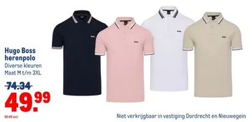 Aanbieding: Hugo Boss herenpolo