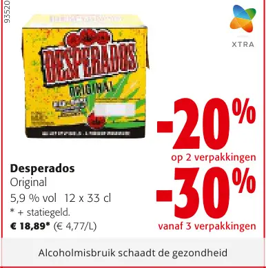 Promotie: Desperados Original