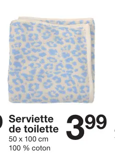 Offre: Serviette de toilette