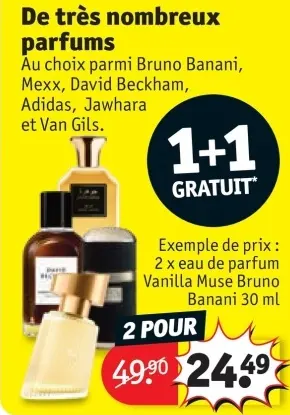 Offre: De très nombreux parfums