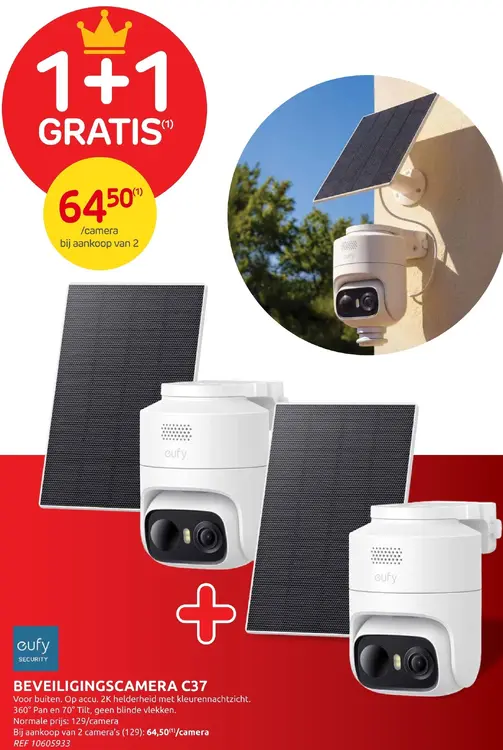 Promotie: Eufy Beveiligingscamera C37