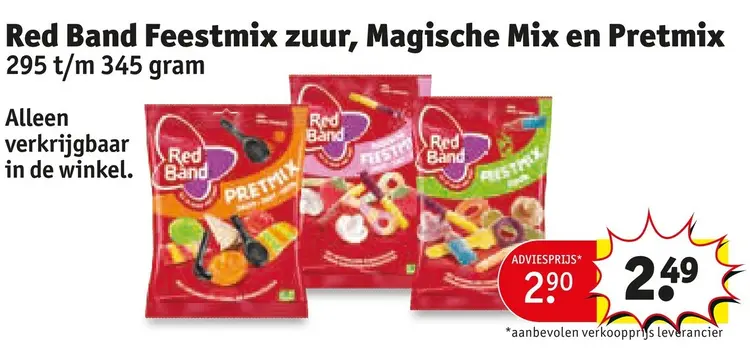 Aanbieding: Feestmix zuur, Magische Mix en Pretmix