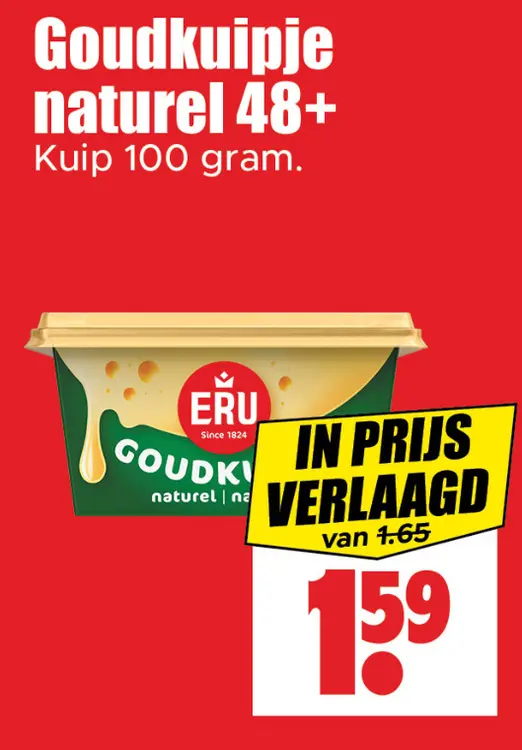 Aanbieding: Goudkuipje naturel 48+