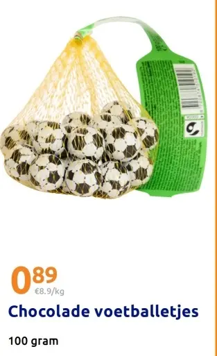 Aanbieding: Chocolade voetballetjes