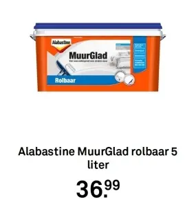 Aanbieding: Alabastine MuurGlad rolbaar