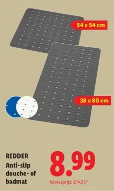 Aanbieding: Anti-slip douche- of badmat