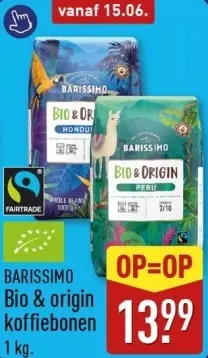 Aanbieding: Bio & origin koffiebonen