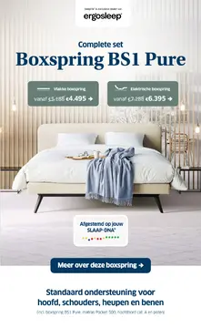 Aanbieding: Boxspring BS1 Pure
