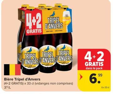 Offre: Bière Tripel d'Anvers