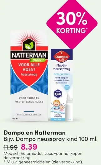 Aanbieding: Dampo en Natterman