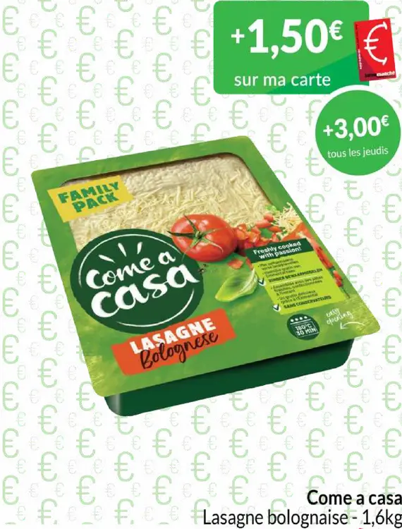 Offre: Lasagne bolognaise