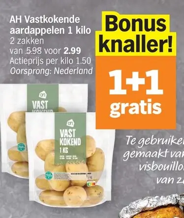 Promotie: Vastkokende aardappelen