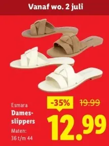 Aanbieding: Damesslippers