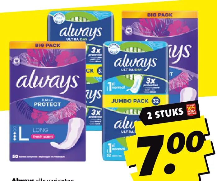 Aanbieding: Always