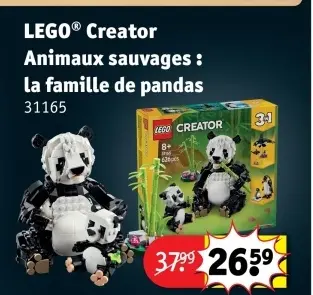 Offre: Animaux sauvages : la famille de pandas