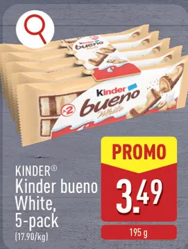 Aanbieding: Kinder bueno White