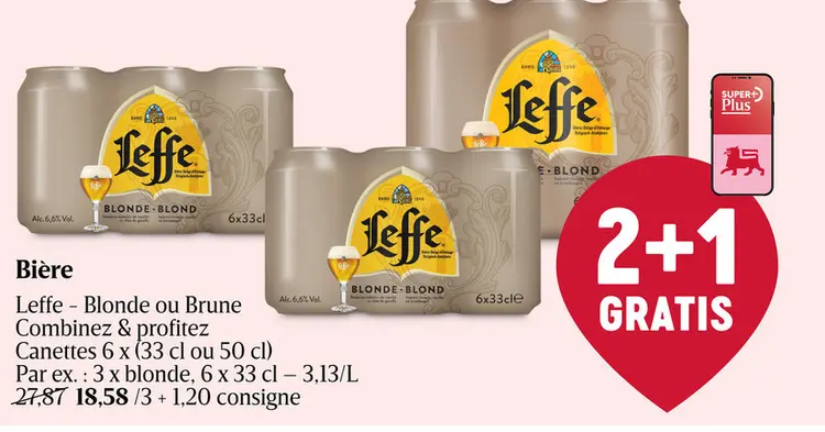 Offre: Bière d'abbaye | Blonde | 6,6% alc | Canette