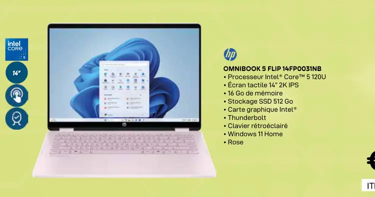 Offre: Omnibook 5 flip 14fp0031nb