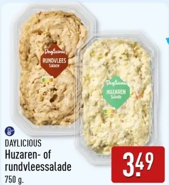 Aanbieding: Huzaren- of rundvleessalade