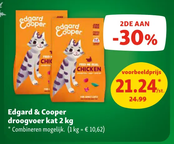 Promotie: Edgard & Cooper droogvoer kat