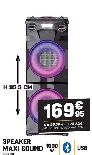 Promotie: Speaker maxi sound