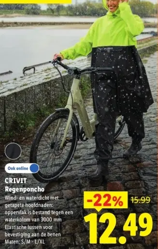 Aanbieding: Regenponcho