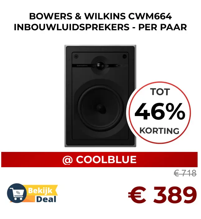 Aanbieding: CWM664 inbouwluidsprekers (per paar)