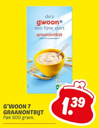 Aanbieding: G'woon 7 graanontbijt