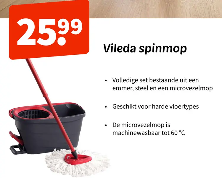 Promotie: Vileda spinmop
