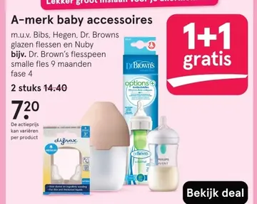 Aanbieding: A-merk baby accessoires