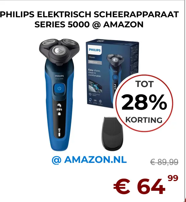 Aanbieding: Elektrisch scheerapparaat series 5000