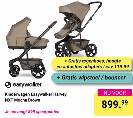Aanbieding: Kinderwagen Easywalker Harvey NXT Mocha Brown