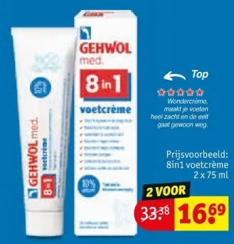 Aanbieding: Gehwol 8in1 voetcrème