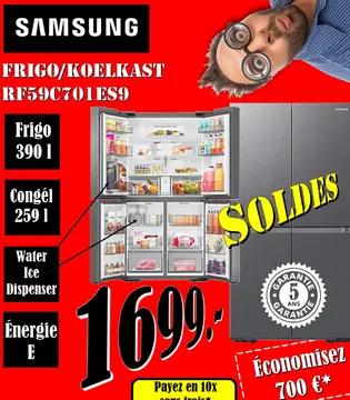 Aanbieding: Koelkast rf59c701 es9