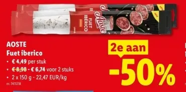 Promotie: Fuet iberico