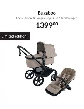 Aanbieding: Fox 5 Renew X Konges Sløjd, 2-in-1 kinderwagen