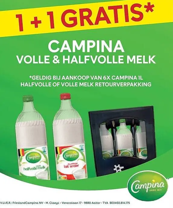 Promotie: Volle & halfvolle melk