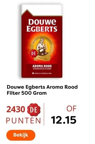 Aanbieding: Aroma Rood Filter 500 Gram