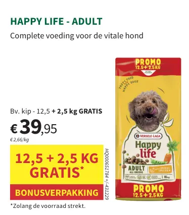 Promotie: Happy Life Adult