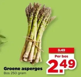 Groene asperges