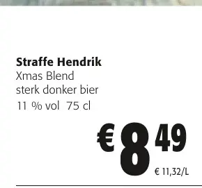 Promotie: Straffe Hendrik Xmas Blend