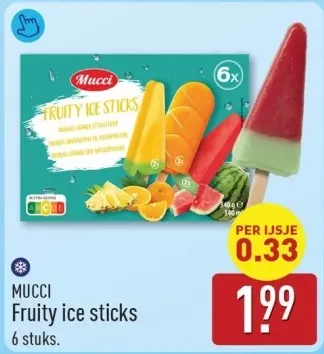 Aanbieding: Fruity ice sticks