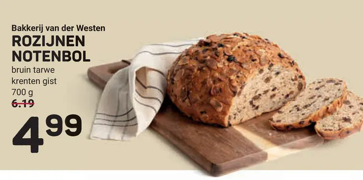 Aanbieding: Rozijnen notenbol