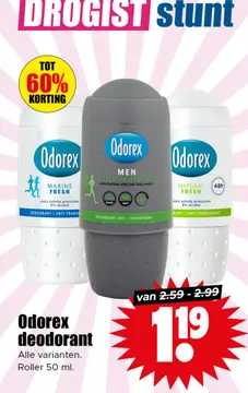 Aanbieding: Odorex deodorant