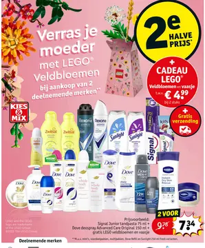 Aanbieding: Signal Junior tandpasta + Dove deospray Advan
