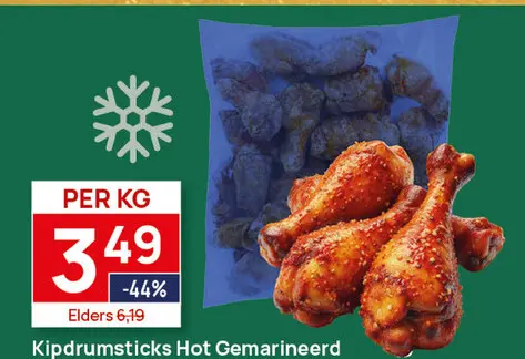 Aanbieding: Kipdrumsticks Hot Gemarineerd