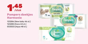 Aanbieding: Pampers doekjes Harmonie