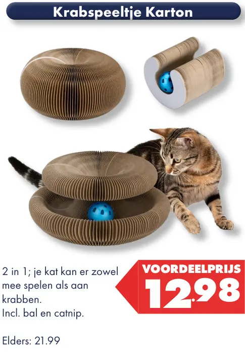 Aanbieding: Krabspeeltje Karton
